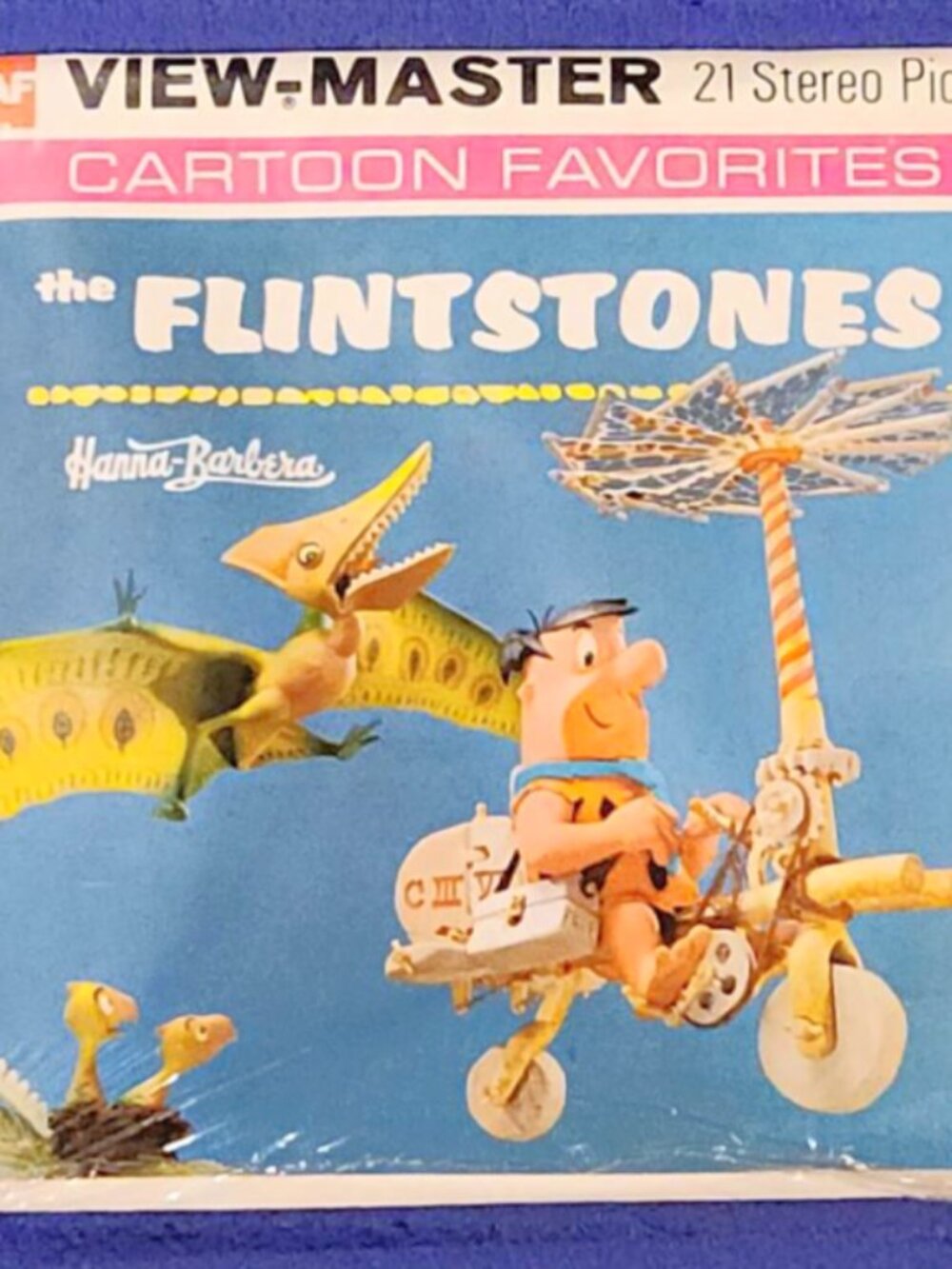 VTG 1962 SEALED View-Master GAF Flintstones Cartoon Favorites Hanna Barbera B514
